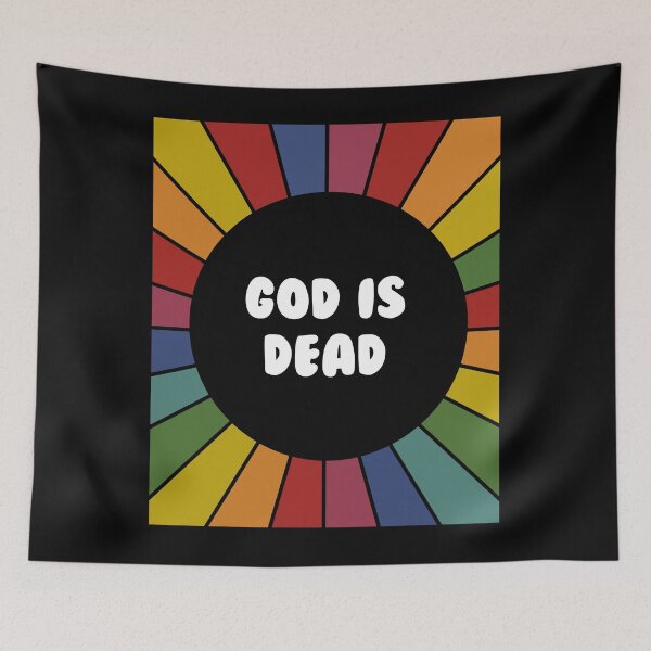 Item preview, God is dead - Friedrich Nietzsche designed and sold by ScapegoatPrints.
