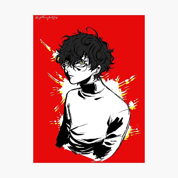 Item preview, Protagonist (Persona 5) designed and sold by jeffreykilljoy.