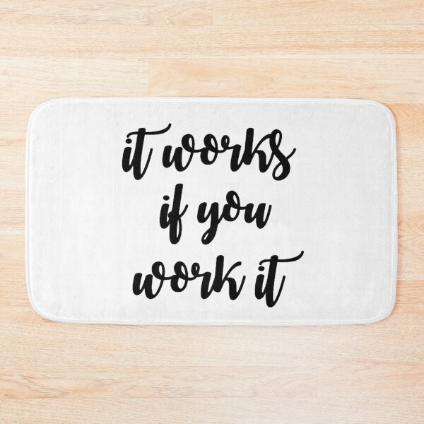 Item preview, It works if you work it designed and sold by SoberTeeCo.
