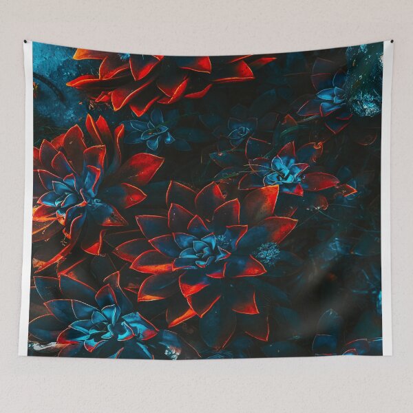 Item preview, Red & Blue Flowers designed and sold by Jtorcher.