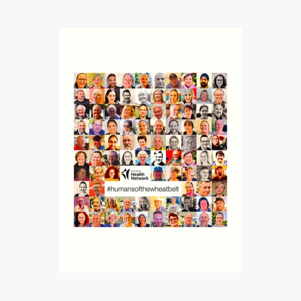 Humans of the Wheatbelt v4.1 Art Print