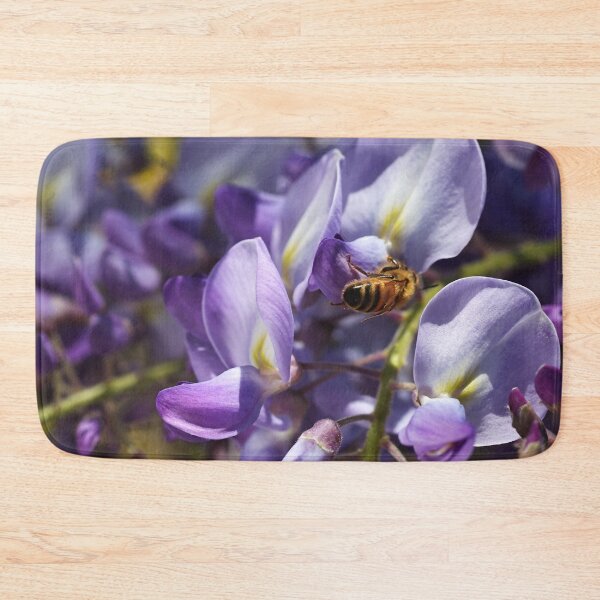 Item preview, Bee Feasting On Wisteria designed and sold by Joy Watson - Natural Light Photography .