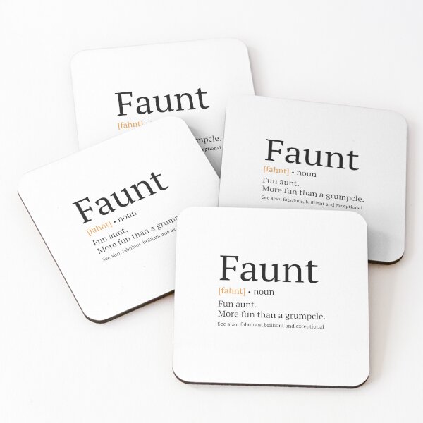 Item preview, Faunt Definition Funny Aunt Gift Family Reunion Gift designed and sold by kolbasound.