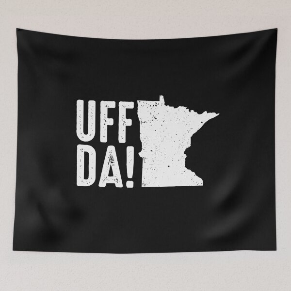 Item preview, Uff Da Minnesota State Funny Scandinavian Norwegian Nordic Sates Quote designed and sold by alenaz.