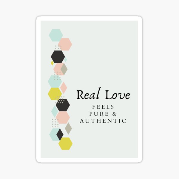 Real Love Sticker