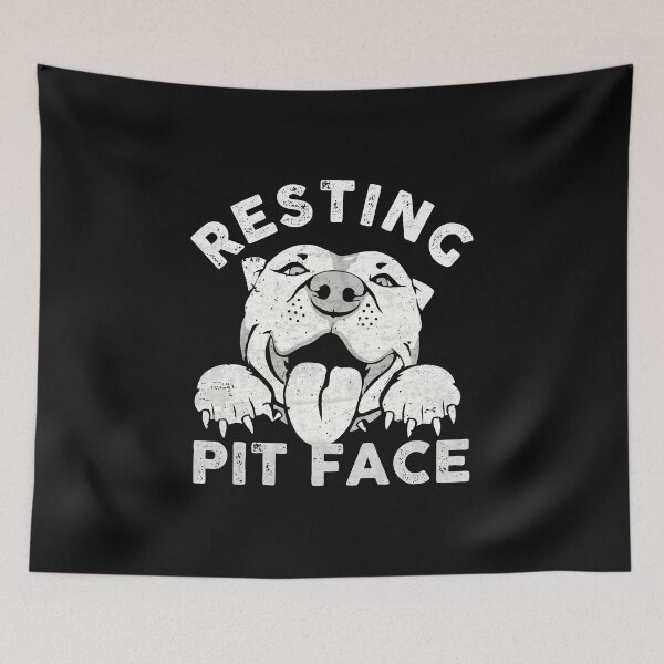 Item preview, Resting Pit Face Funny Pitbull Dog Quote for pet lovers  designed and sold by alenaz.