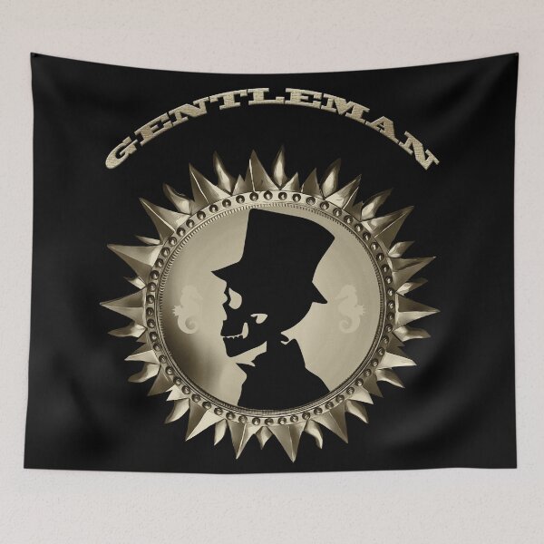 Item preview, SKULL SILHOUETTE PORTRAIT GENTLEMAN designed and sold by Astralia.