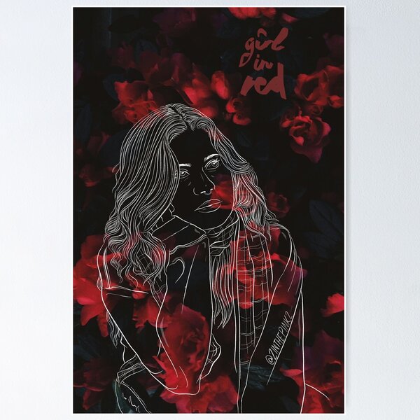 Item preview, Girl in Red designed and sold by 2nthePink.