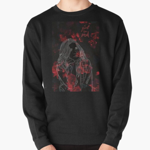 Chica de rojo Sudadera sin capucha