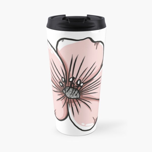 Beautiful digital sakura flowers Travel Mug
