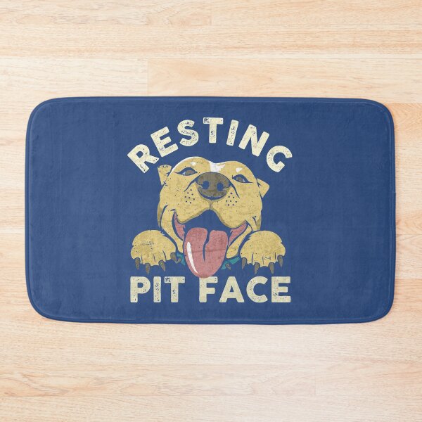 Item preview, Pitbull Dog Resting Pit Face Funny Happy Puppy Showing the Tongue Vintage  designed and sold by alenaz.