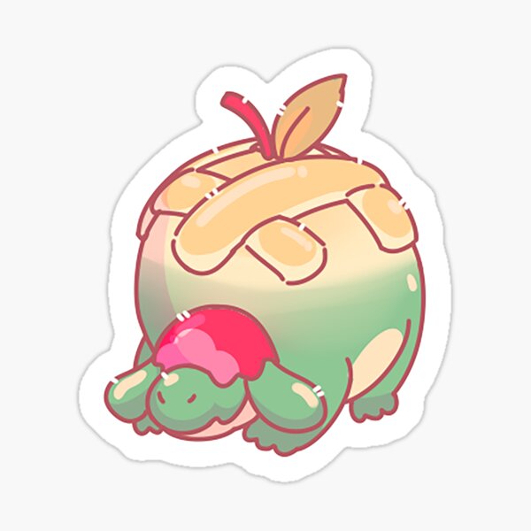 cartoon appletun Sticker