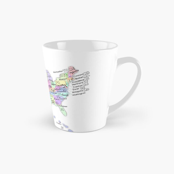 Item preview, USA Map with State Abbreviations and capital cities names designed and sold by mashmosh.