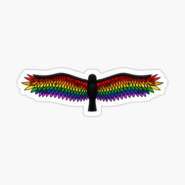 Item preview, Fly With Pride, Raven Series - LGBTQ designed and sold by StephOBrien.