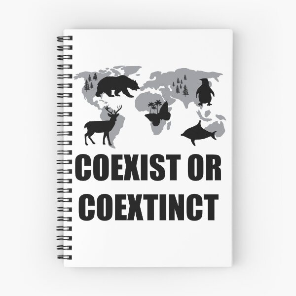 Item preview, Coexist or coextinct designed and sold by reasonablemunki.