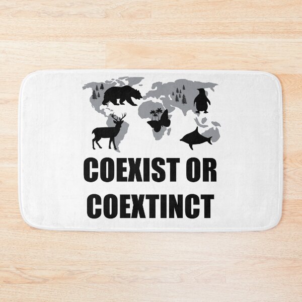 Item preview, Coexist or coextinct designed and sold by reasonablemunki.