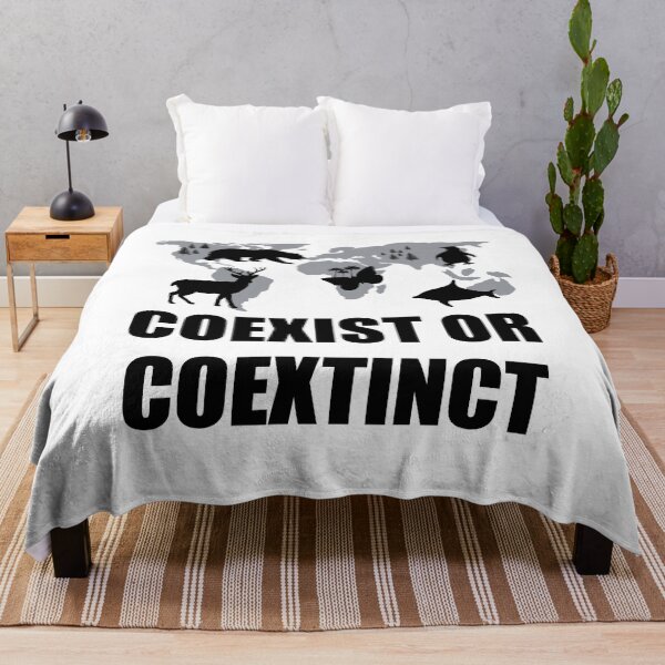Item preview, Coexist or coextinct designed and sold by reasonablemunki.