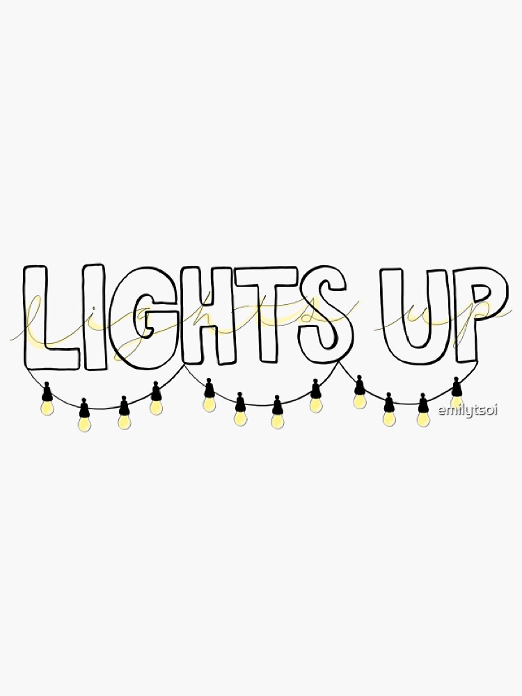 "lights up harry styles" Sticker by emilytsoi Redbubble