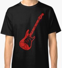 Red Dire Straits Guitar Classic T-Shirt