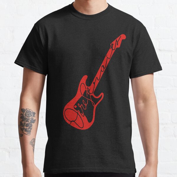 Rote Dire Straits Gitarre Classic T-Shirt