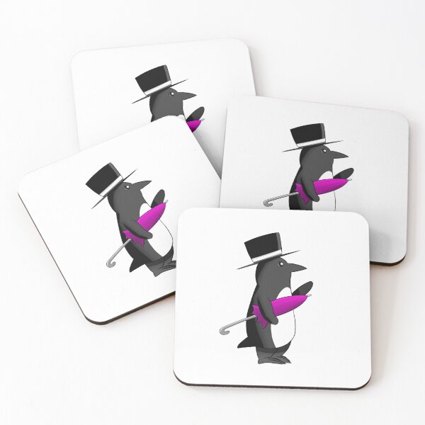 Item preview, Penguin with hat and umbrella designed and sold by LISANORT.
