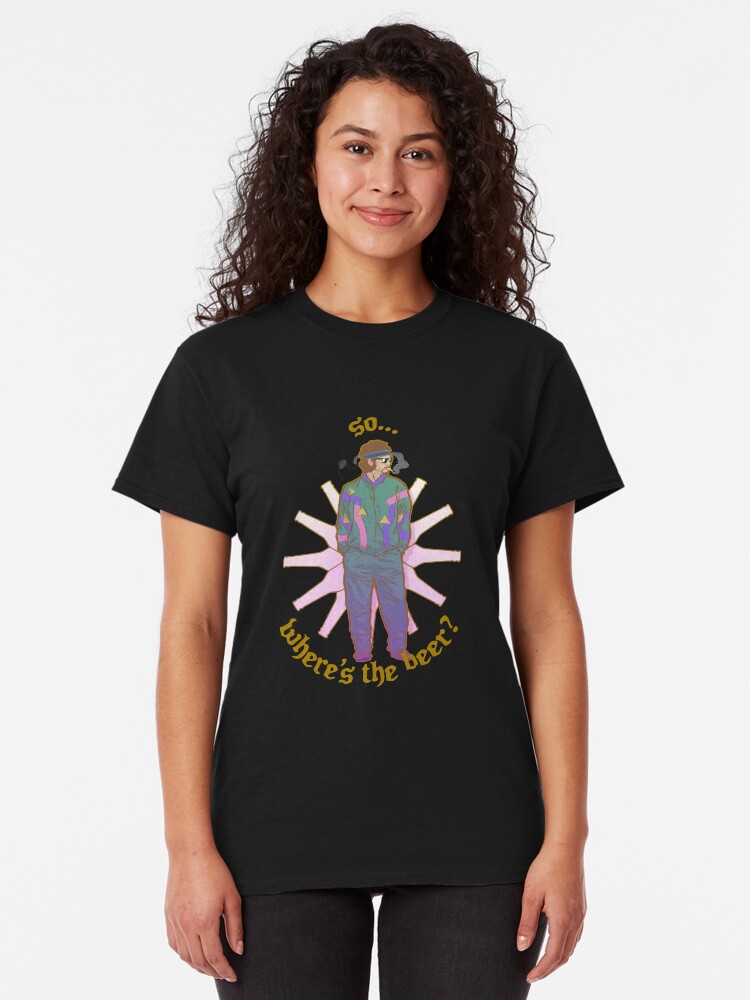 Vista alternativa de Camiseta clásica ¿Dónde está la cerveza?