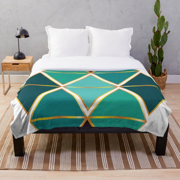 Item preview, Modern contemporary shades of green and gold foil accent  designed and sold by Lilith-Designs.