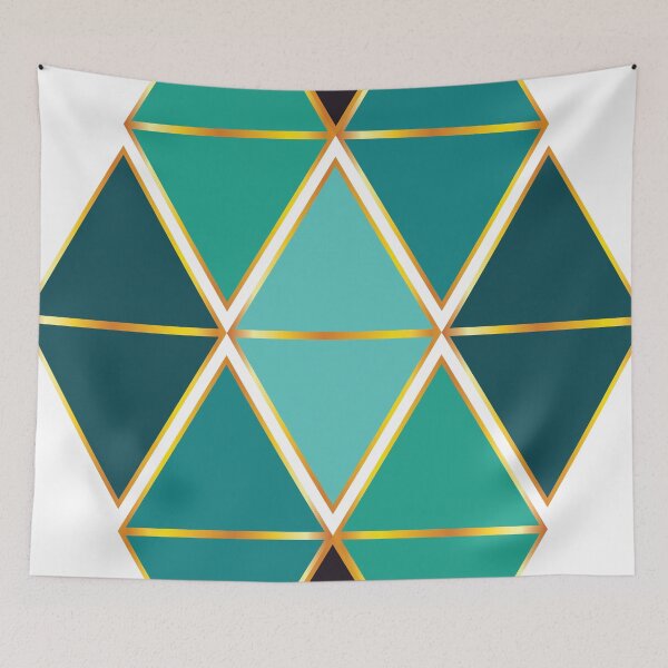 Item preview, Modern contemporary shades of green and gold foil accent  designed and sold by Lilith-Designs.