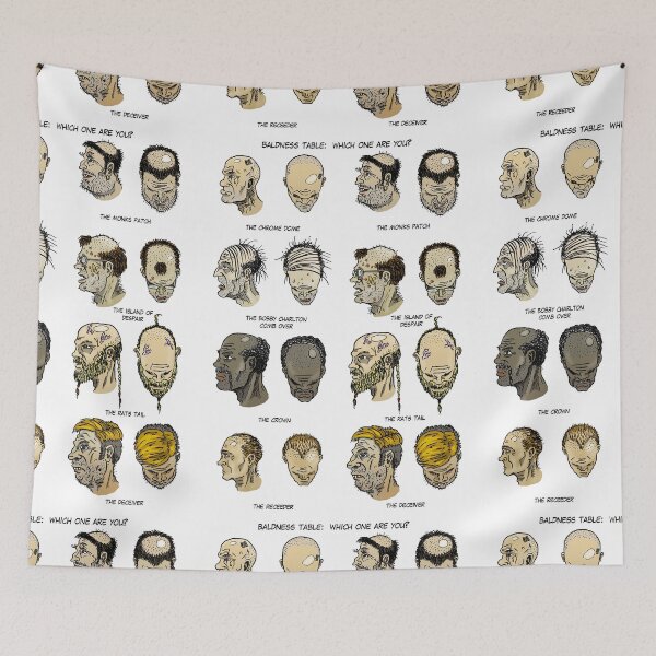 Item preview, The Baldness Table designed and sold by matjackson.