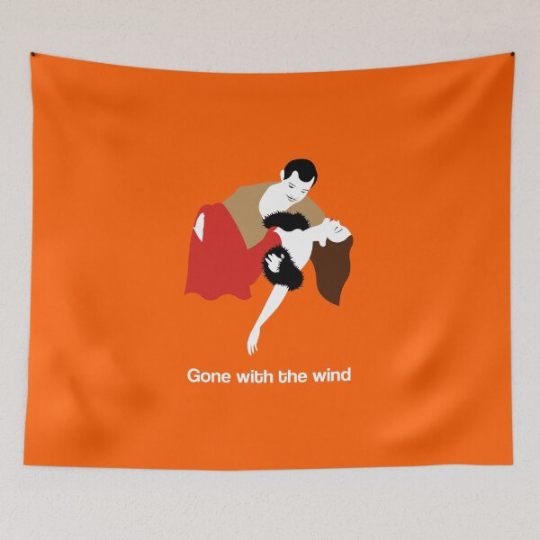 Item preview, Gone with the wind minimalist movie fan art victor fleming clark gable designed and sold by Rozbud.