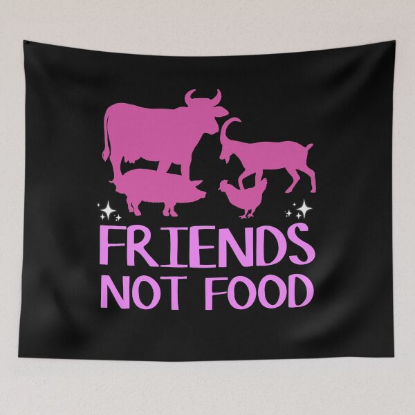 Item preview, Friends not food! Pink designed and sold by reasonablemunki.