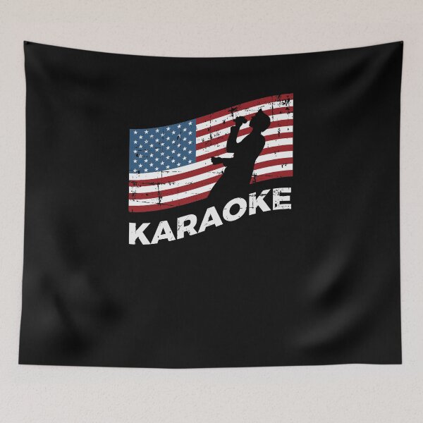 Item preview, USA Flag Karaoke Singer Musician designed and sold by jeffded.