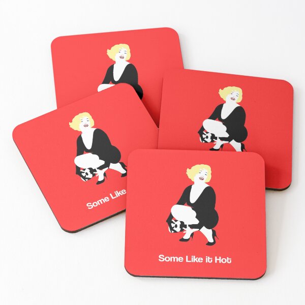 Item preview, Some like it hot minimalist movie fan art Marilyn Monroe designed and sold by Rozbud.