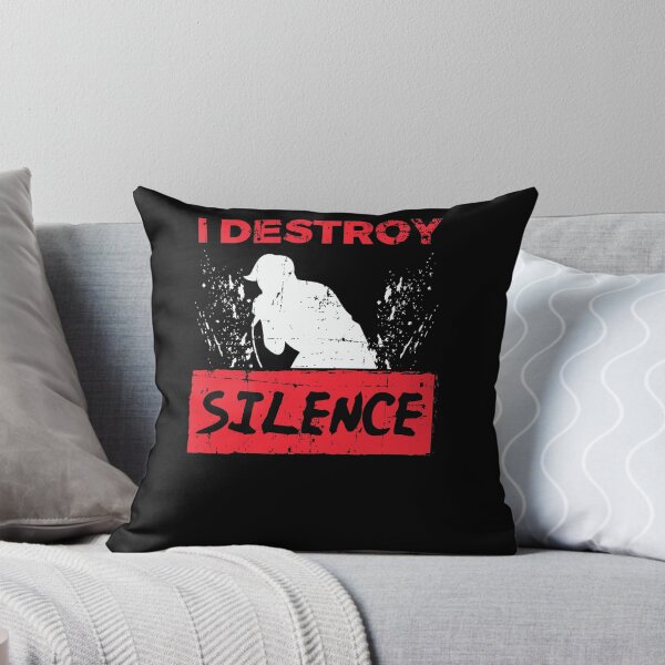 Item preview, I Destroy Silence Karaoke Singer Party Musician designed and sold by jeffded.
