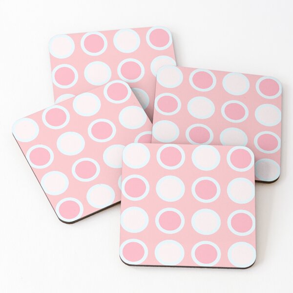Item preview, Soft Salmon Pink Vintage Retro Pattern (70s look) designed and sold by SassyClassyMe.