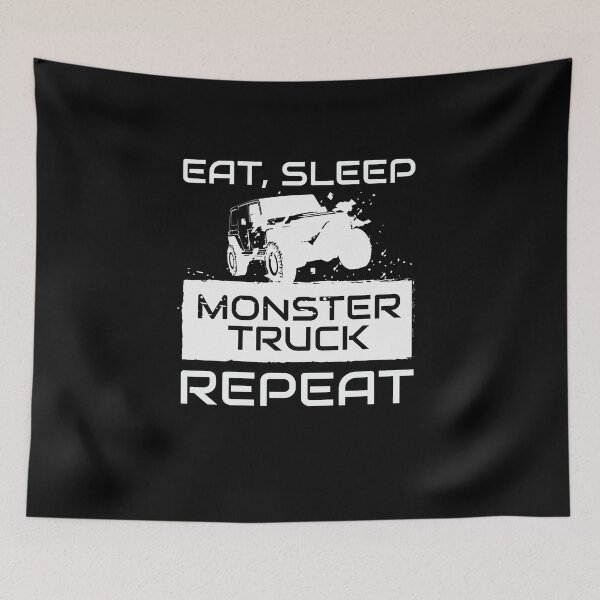 Item preview, Eat Sleep Monster Truck Repeat Car Tuning designed and sold by jeffded.