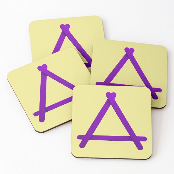 Item preview, Purple Pop Stick Triangles designed and sold by KeksWorkroom.