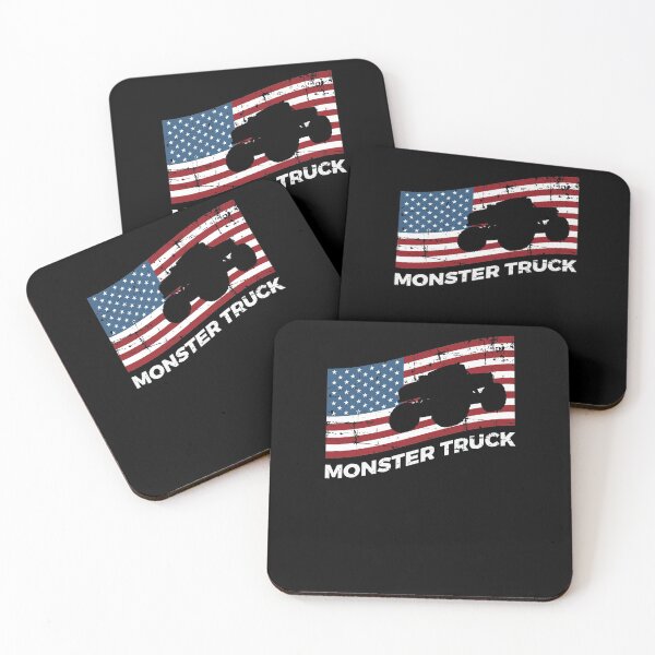 Item preview, USA Flag Monster Truck Lover Car Tuning designed and sold by jeffded.