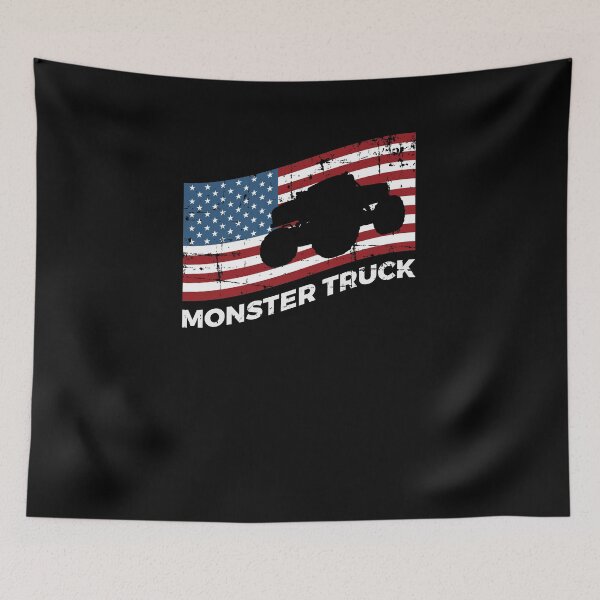 Item preview, USA Flag Monster Truck Lover Car Tuning designed and sold by jeffded.