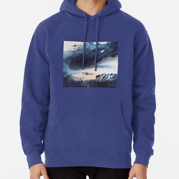 Blue Vision Abstract Pullover Hoodie