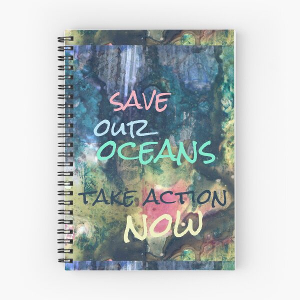 Item preview, Save Our Oceans Take Action Now Ink on Yupo designed and sold by Heatherian.