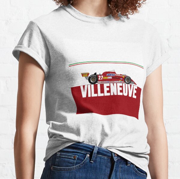 Vintage Gilles Villeneuve F1 Legend T-Shirt. Hanes Size XL