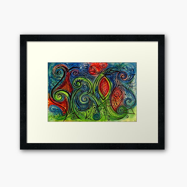 Ebb and Flow Framed Art Print