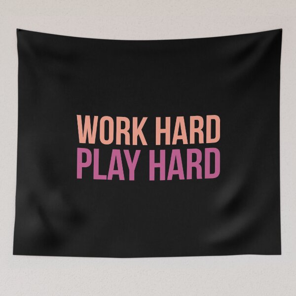 Item preview, Work Hard Play Hard Workout Gym Workout Muscle designed and sold by flippinsg.