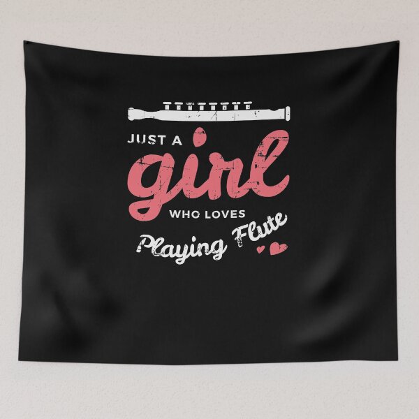 Item preview, Just A Girl Who Loves Playing Flute Flutist designed and sold by jeffded.