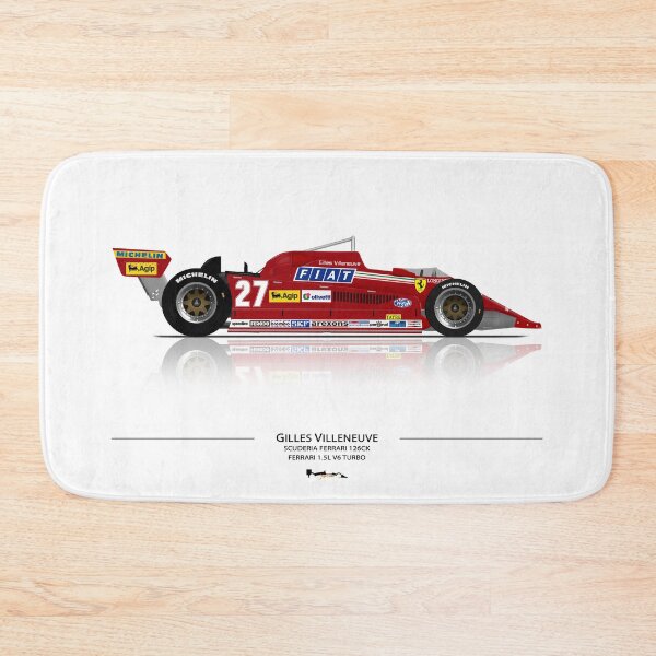 Item preview, Gilles Villeneuve - 126CK - Art Print designed and sold by JageOwen.