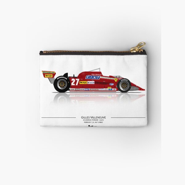 Item preview, Gilles Villeneuve - 126CK - Art Print designed and sold by JageOwen.