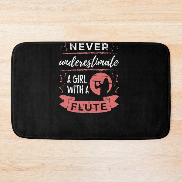 Item preview, Never Underestimate A Girl With A Flute Flutist designed and sold by jeffded.