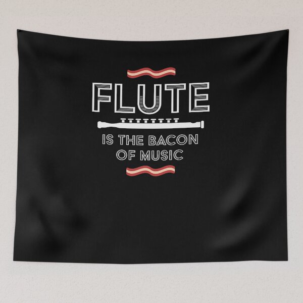 Item preview, Flute Bacon Of Music Flutist Music Instrument designed and sold by jeffded.