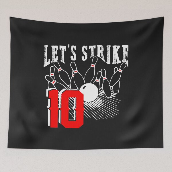 Item preview, Lets Strike 10 Birthday Bowling funny party bowler gift designed and sold by hadleydesigns.